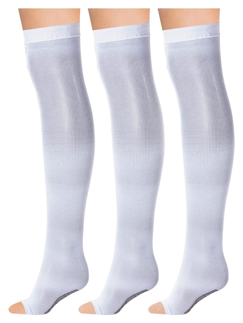 5980 Anti Embolism Compression Stockings Over the Knees Medias Post